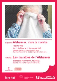 Cartell xerrada i exposició sobre Alzheimer (petit)