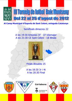 Cartell III Torneig futbol Baix Montseny