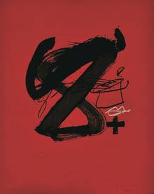 Antoni Tàpies: Vuit i creu, 1980