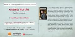 Presentació llibre Gabriel Rufián