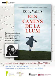Cartell ELS CAMINS DE LA LLUM, Coia Valls
