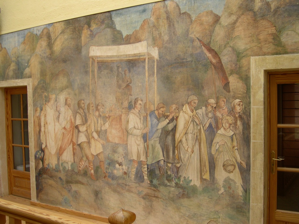 Rectoria Vella. Mural Rectoria Vella. Mural