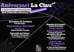 4t aniversari de La Clau