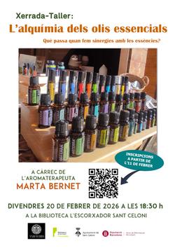 Cartell taller aromateràpia