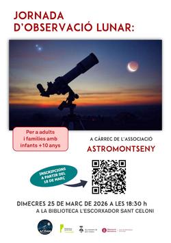 Cartell observació lunar